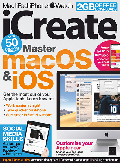 英国《iCreate》苹果数码科技杂志PDF电子版【2019年合集13期】