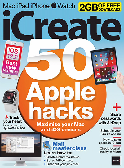 英国《iCreate》苹果数码科技杂志PDF电子版【2019年合集13期】