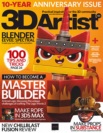 英国《3D Artist》三维艺术杂志PDF电子版【2019年合集12期】
