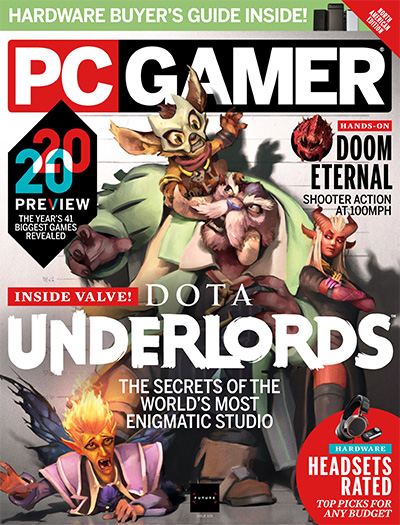 美国《PC Gamer》游戏玩家杂志PDF电子版【2020年合集12期】