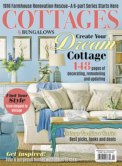 英国《Cottages & Bungalows》小户型装修杂志PDF电子版【2017年合集6期】