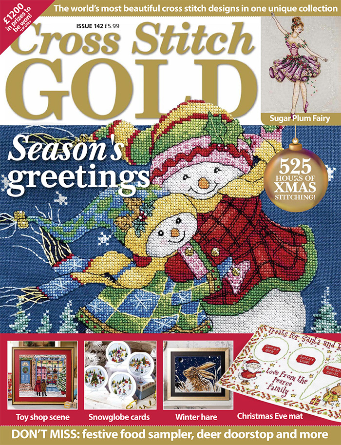 英国《Cross Stitch Gold》十字绣杂志PDF电子版【2017年142号刊免费下载阅读】