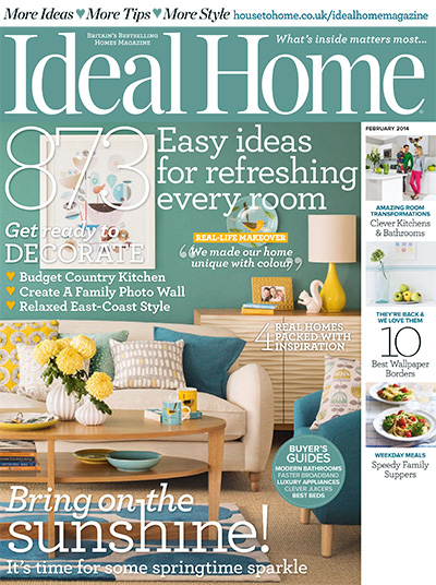 英国《Ideal Home》室内装饰杂志PDF电子版【2014年合集12期】