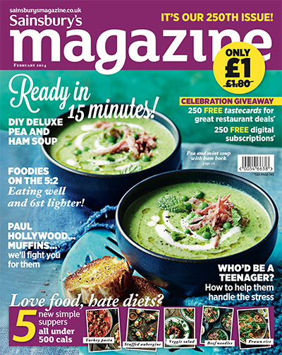 英国《Sainsbury’s》美食杂志PDF电子版【2014年合集12期】