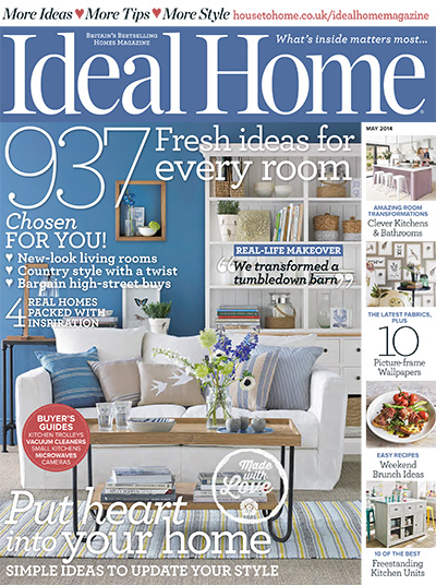 英国《Ideal Home》室内装饰杂志PDF电子版【2014年合集12期】