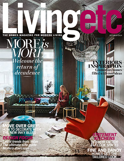 英国《Living Etc》生活室内设计杂志PDF电子版【2014年合集12期】