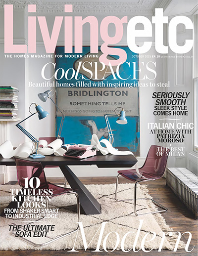 英国《Living Etc》生活室内设计杂志PDF电子版【2015年合集12期】