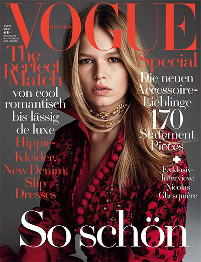 德国《Vogue》时尚杂志PDF电子版【2016年合集12期】