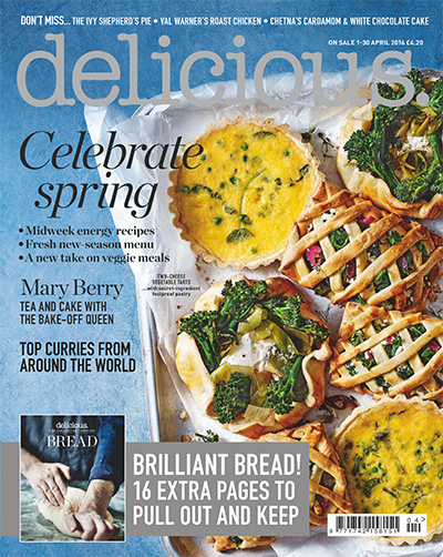 英国《Delicious》美食杂志PDF电子版【2016年合集12期】