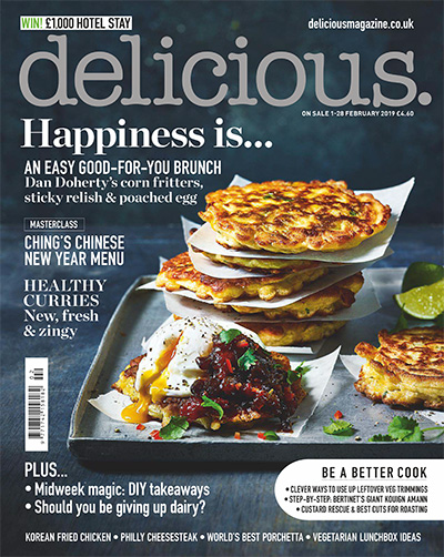 英国《Delicious》美食杂志PDF电子版【2019年合集12期】