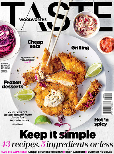 南非《Woolworths Taste》美食杂志PDF电子版【2018年合集11期】