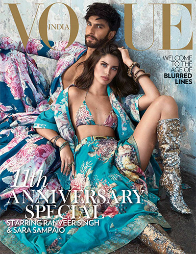 印度《Vogue》时尚杂志PDF电子版【2018年合集11期】