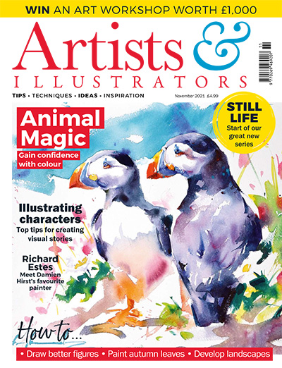 英国《Artists&Illustrators》艺术设计杂志PDF电子版【2021年合集13期】