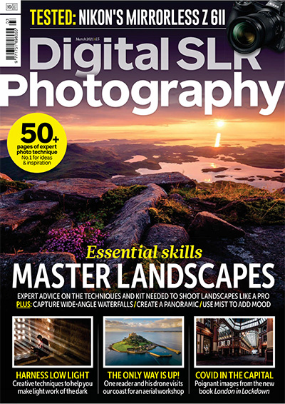 美国《Digital SLR Photography》数码摄影杂志PDF电子版【2021年合集3期】
