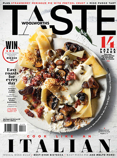 南非《Woolworths Taste》美食杂志PDF电子版【2021年合集7期】