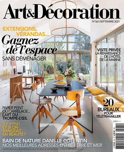 法国《Art & Décoration》艺术室内装饰杂志PDF电子版【2021年合集9期】