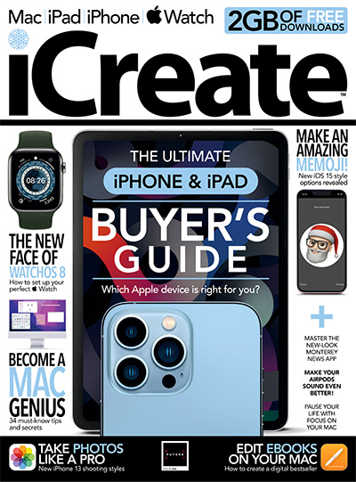 英国《iCreate》苹果数码科技杂志PDF电子版【2021年合集13期】