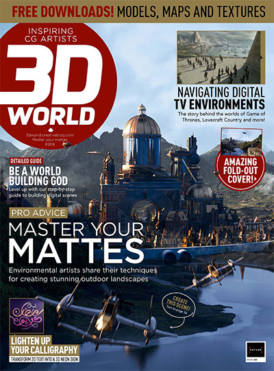 英国《3D World》数码CG艺术杂志PDF电子版【2021年合集13期】
