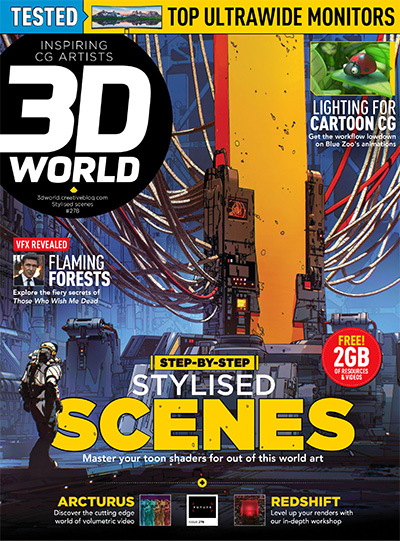 英国《3D World》数码CG艺术杂志PDF电子版【2021年合集13期】