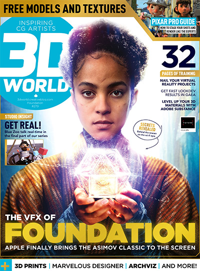 英国《3D World》数码CG艺术杂志PDF电子版【2021年合集13期】