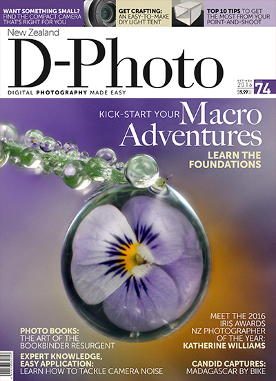 新西兰《D-Photo》数码摄影杂志PDF电子版【2016年合集6期】