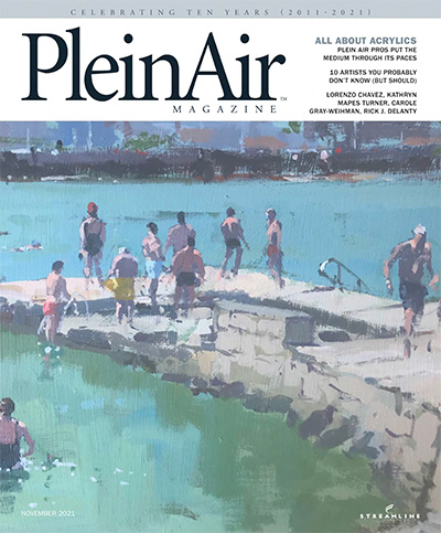 美国《PleinAir》绘画艺术杂志PDF电子版【2021年合集6期】