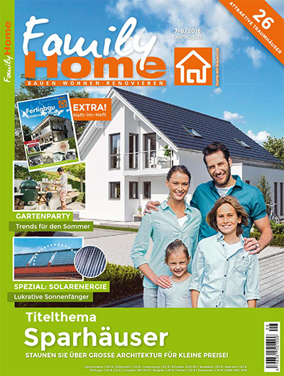 德国《Family Home》独栋住宅杂志PDF电子版【2016年合集6+5期】