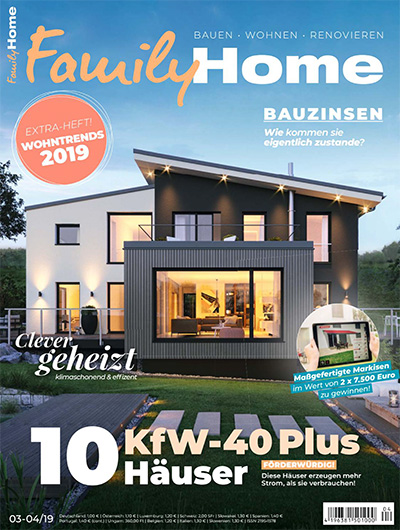 德国《Family Home》独栋住宅杂志PDF电子版【2019年合集6期】