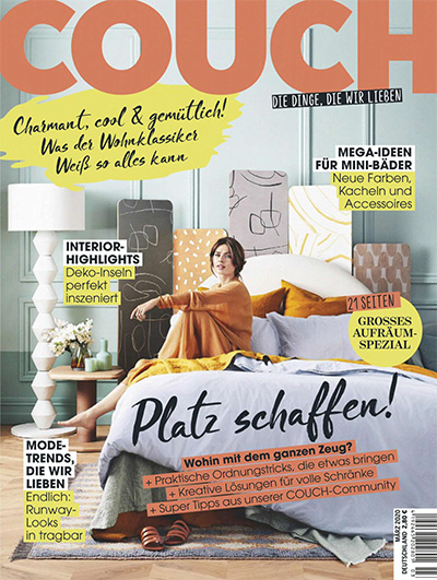 德国《Couch》美丽生活杂志PDF电子版【2020年合集12期】