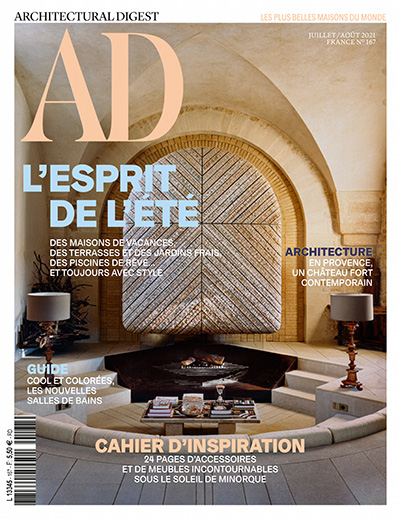 法国《Architectural Digest》建筑辑要杂志PDF电子版【2021年合集6期】