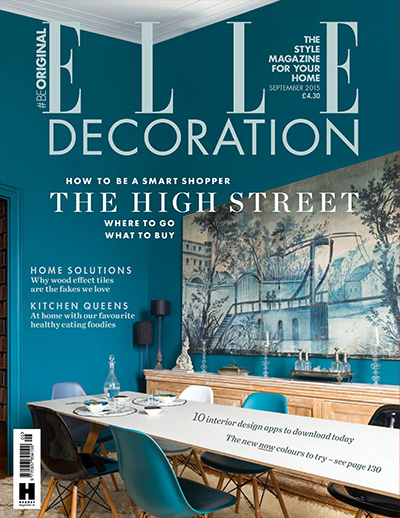 英国《Elle Decoration》家居装饰艺术杂志PDF电子版【2015年合集12期】