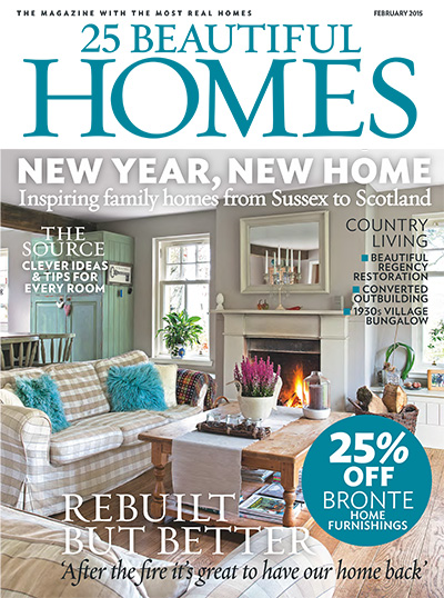 英国《25 Beautiful Homes》家居装饰杂志PDF电子版【2015年合集12期】