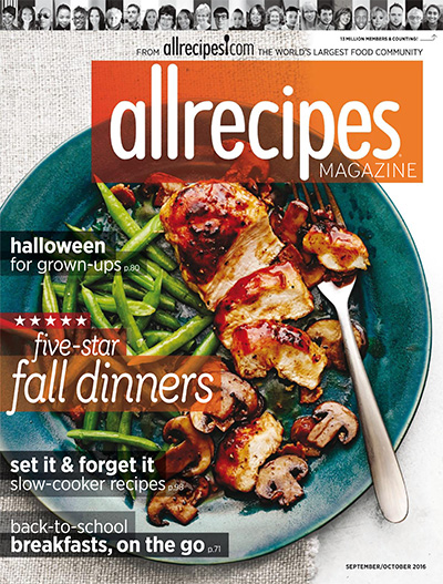 美国《Allrecipes》美食菜谱杂志PDF电子版【2016年合集7期】