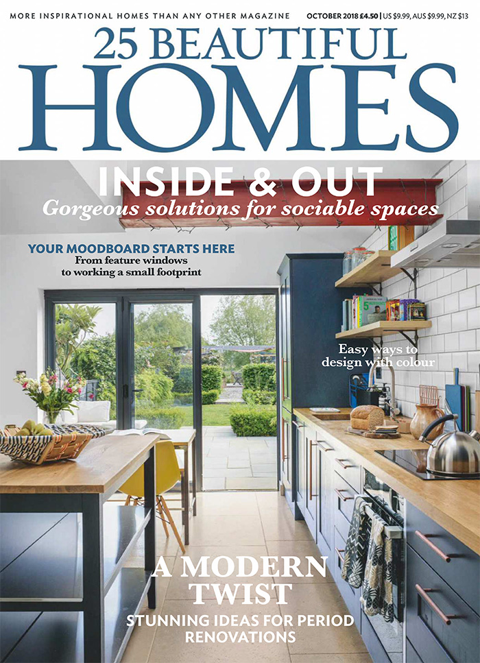 英国《25 Beautiful Homes》家居装饰杂志PDF电子版【2018年10月刊免费下载阅读】