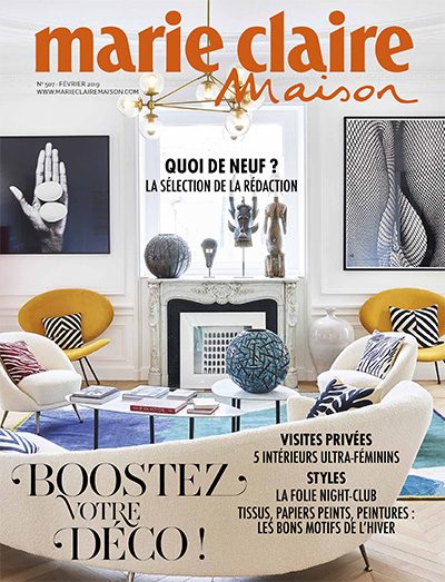 法国《Marie Claire Maison》室内设计杂志PDF电子版【2019年合集9期】