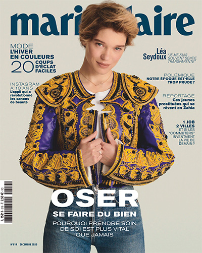 法国《Marie Claire》时尚杂志PDF电子版【2020年合集11期】