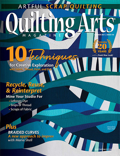 美国《Quilting Arts》绗缝艺术杂志PDF电子版【2021年合集5期】