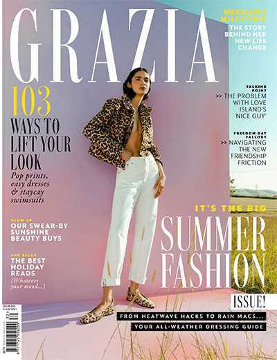 英国《Grazia》女性时尚杂志PDF电子版【2021年合集26期】