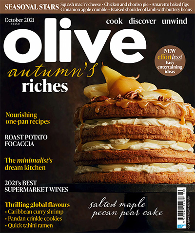 英国《Olive》美食杂志PDF电子版【2021年合集13期】