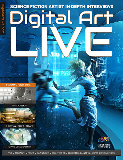 英国《Digital Art Live》科幻数字艺术杂志PDF电子版【2015年合集3期】