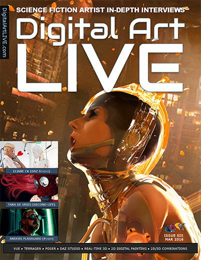 英国《Digital Art Live》科幻数字艺术杂志PDF电子版【2016年合集11期】