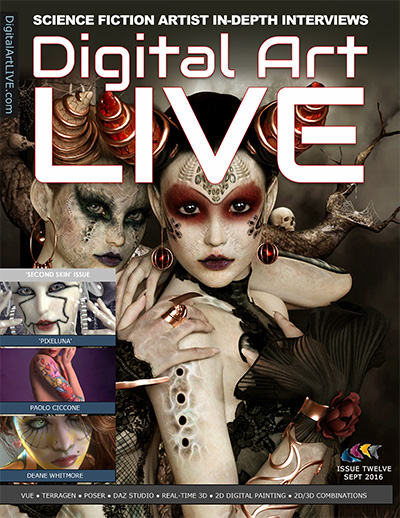 英国《Digital Art Live》科幻数字艺术杂志PDF电子版【2016年合集11期】