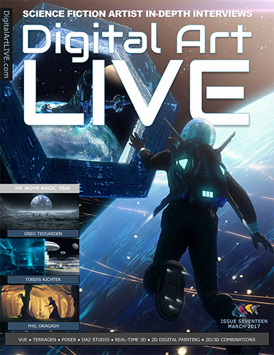 英国《Digital Art Live》科幻数字艺术杂志PDF电子版【2017年合集11期】