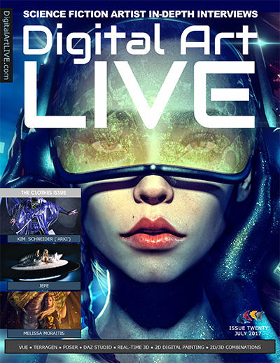 英国《Digital Art Live》科幻数字艺术杂志PDF电子版【2017年合集11期】