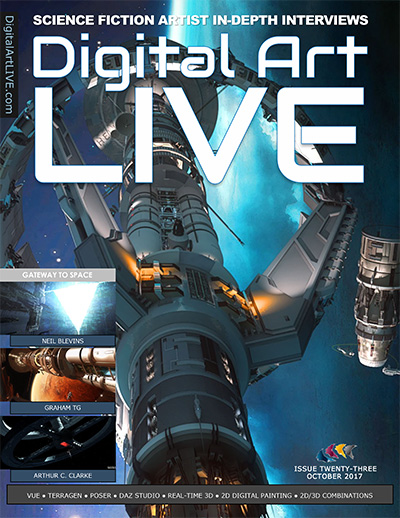 英国《Digital Art Live》科幻数字艺术杂志PDF电子版【2017年合集11期】