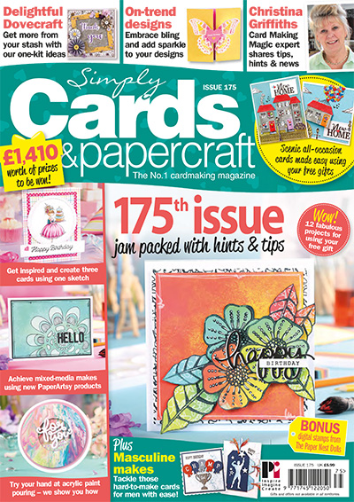 英国《Simply Cards & Papercraft》纸艺杂志PDF电子版【2018年合集15期】