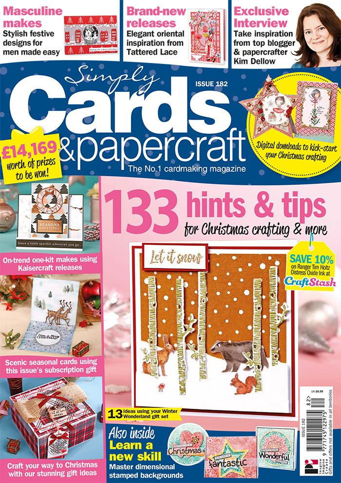 英国《Simply Cards & Papercraft》纸艺杂志PDF电子版【2018年182号月刊免费下载阅读】