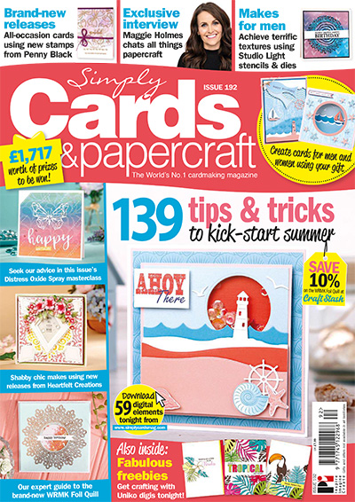 英国《Simply Cards & Papercraft》纸艺杂志PDF电子版【2019年合集14期】