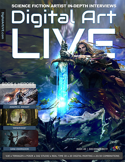 英国《Digital Art Live》科幻数字艺术杂志PDF电子版【2019年合集10期】