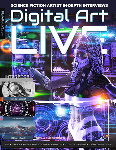 英国《Digital Art Live》科幻数字艺术杂志PDF电子版【2020年合集9期】